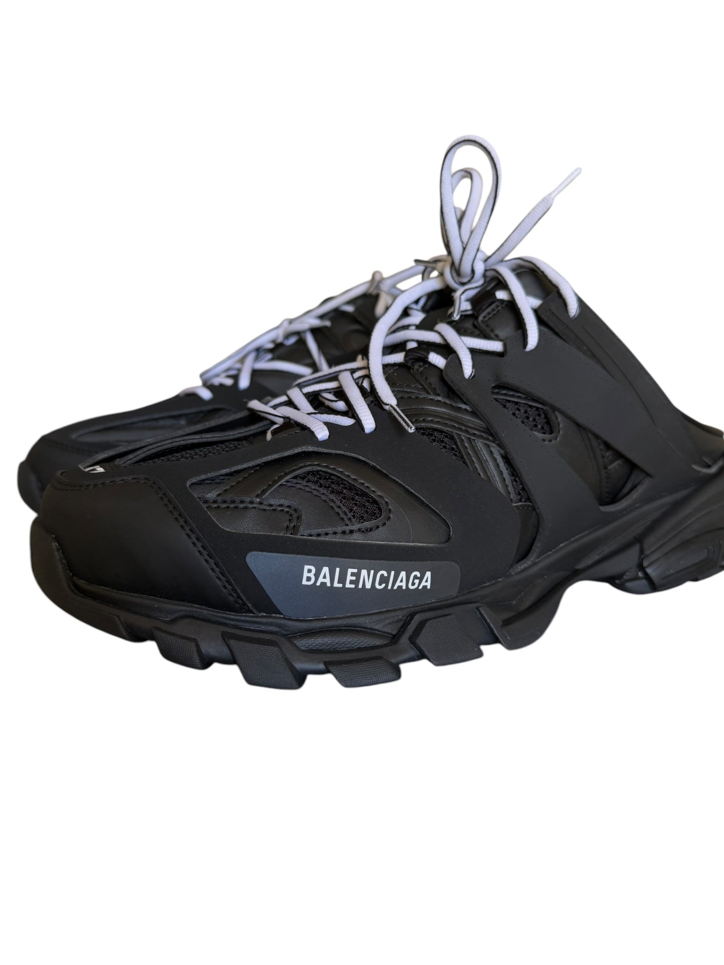 Track Mule Slide Sneaker Black