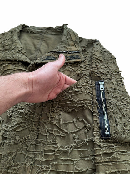 Scab Distressed Military Shacket