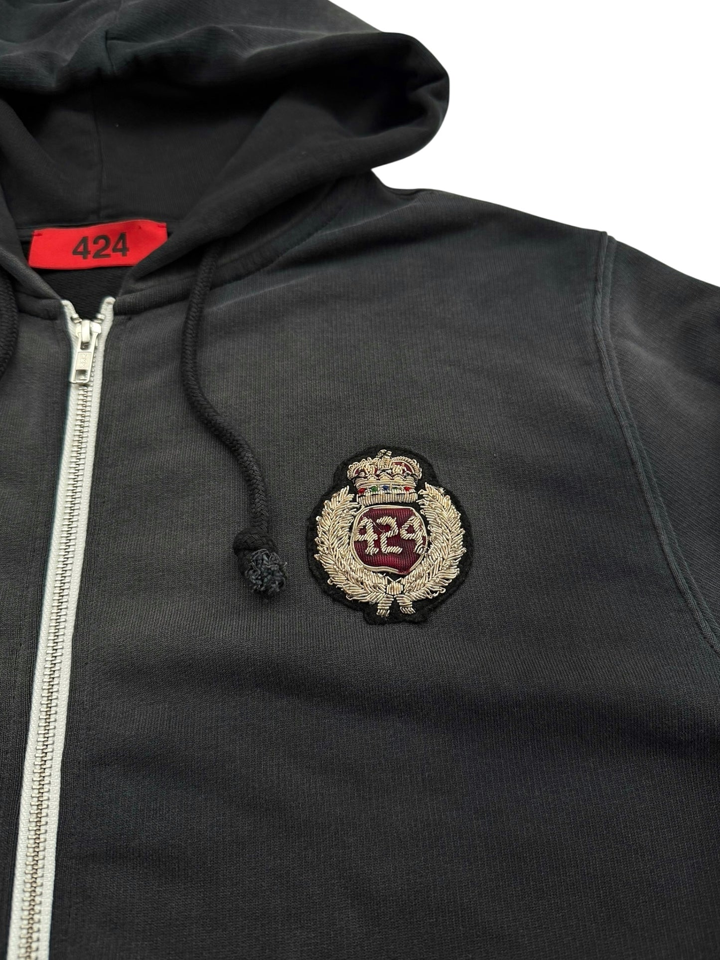 Faded Sun Crest Zip Up Hoodie