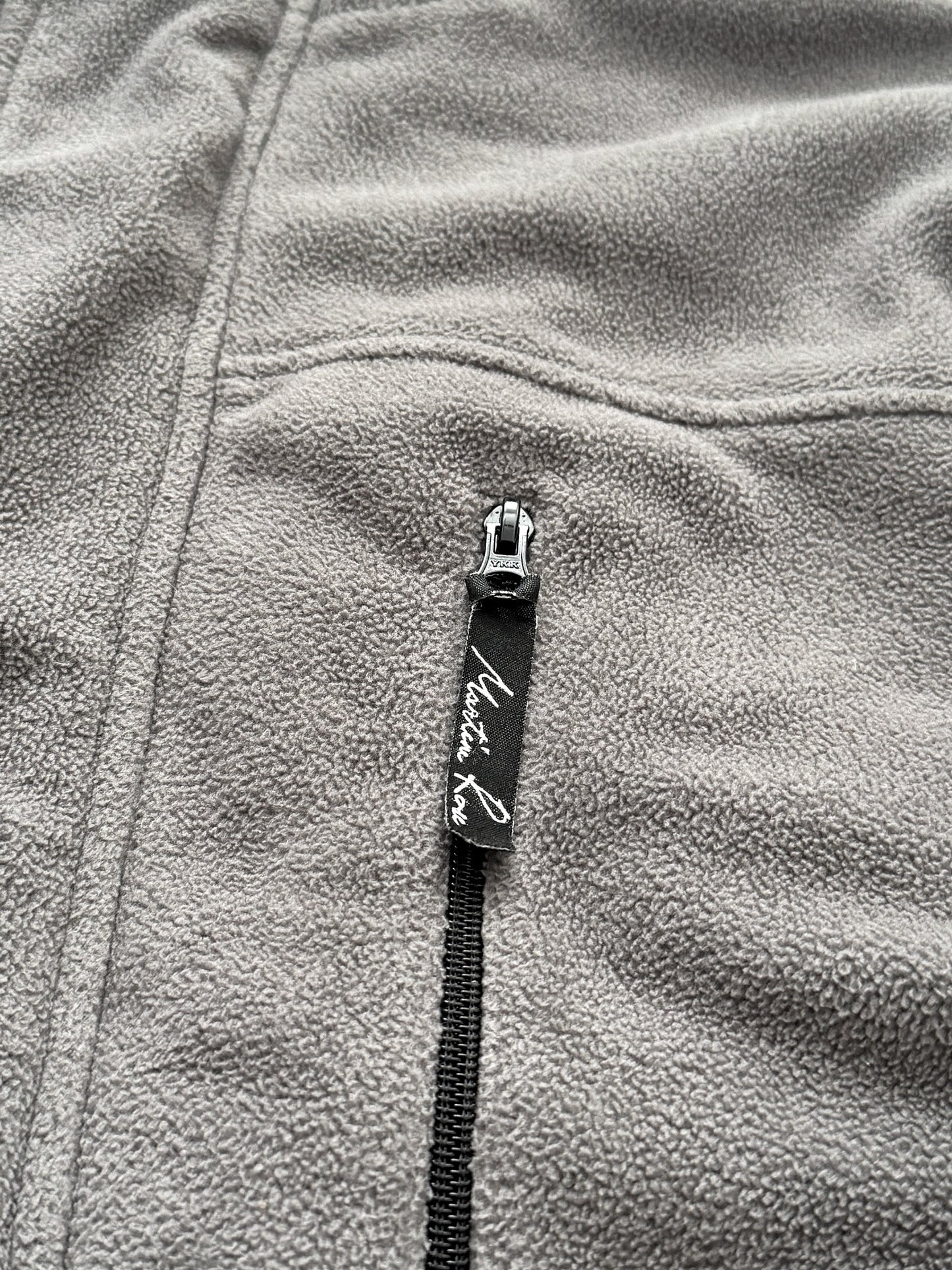 Grey Oversized Boxy Fleece Parka