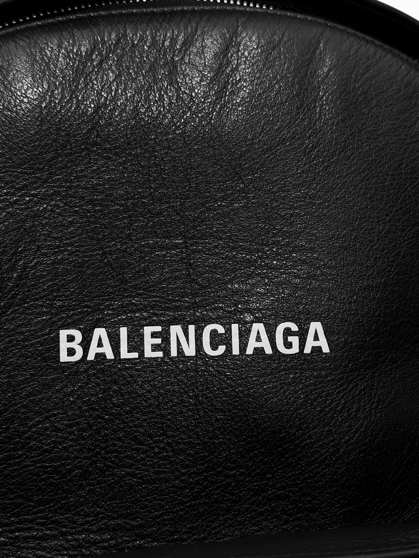 Explorer Logo Leather Backpack