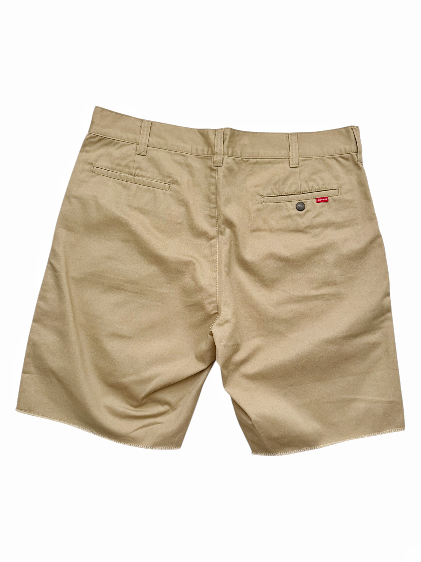 People = Shit Khaki Cut Off Shorts