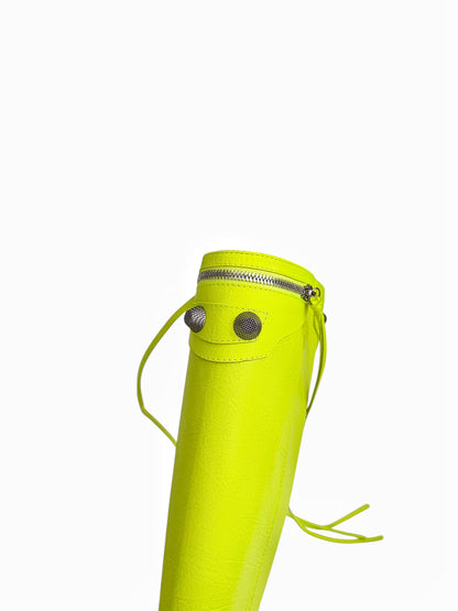 Fluo Yellow Cagole Boot Heel Arena H90