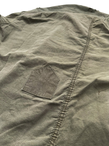 2018 Reconstructed Army Tent Shirt Jacket