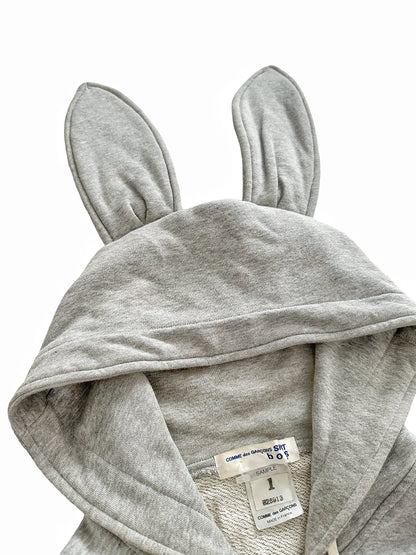 AW18 SAMPLE Bunny Ear Zip Hoodie