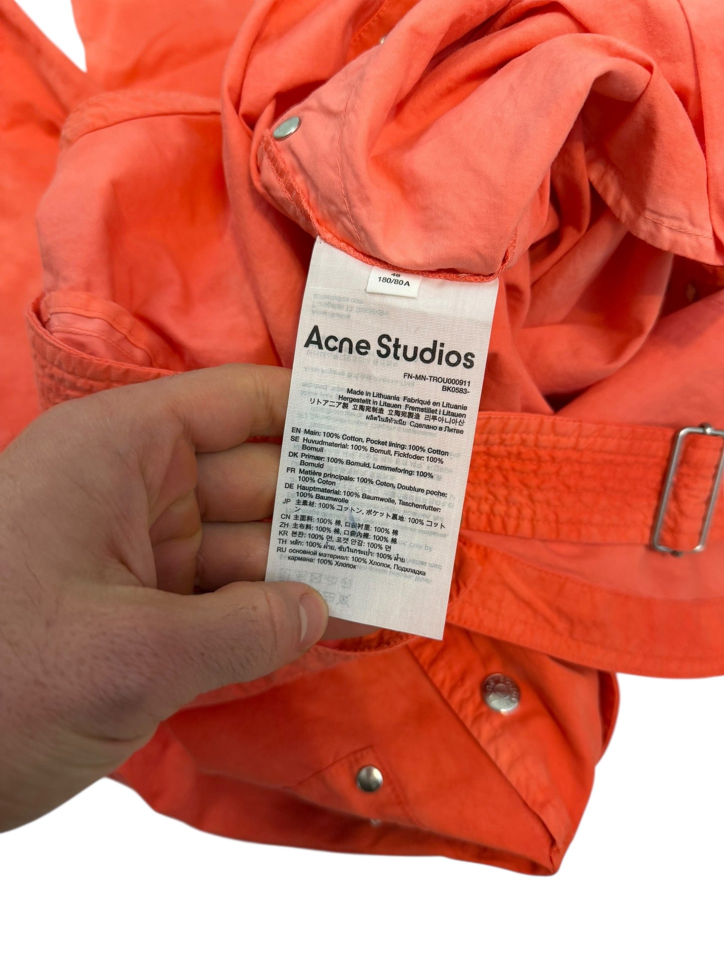 Cotton Studded Dye Overalls