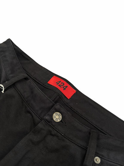 Sun Faded Baggy Stripe Academy Crest Pants