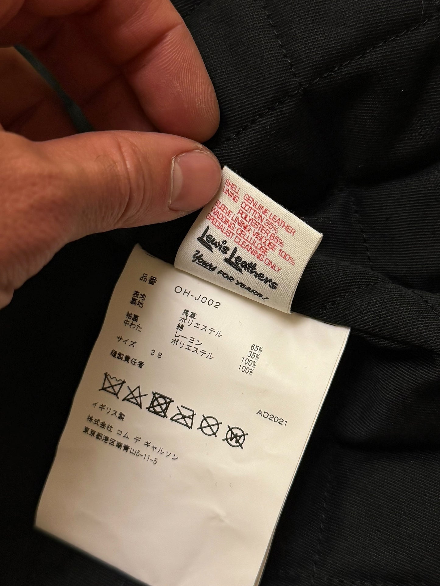 Lewis Leathers Black Market Horse Jacket