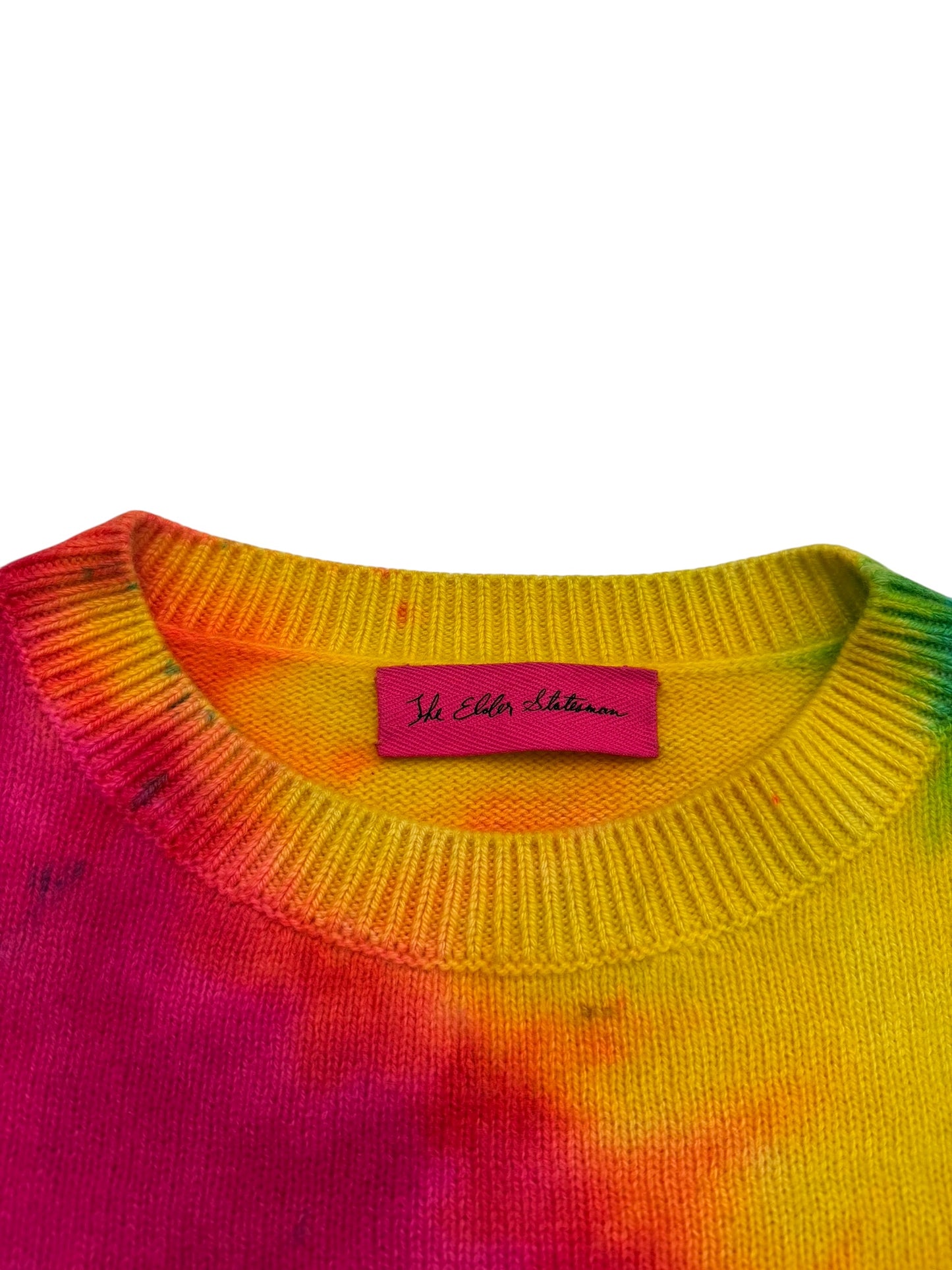 Cashmere Rainbow Tie-Dye Sweater