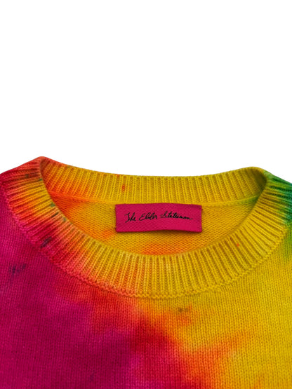 Cashmere Rainbow Tie-Dye Sweater