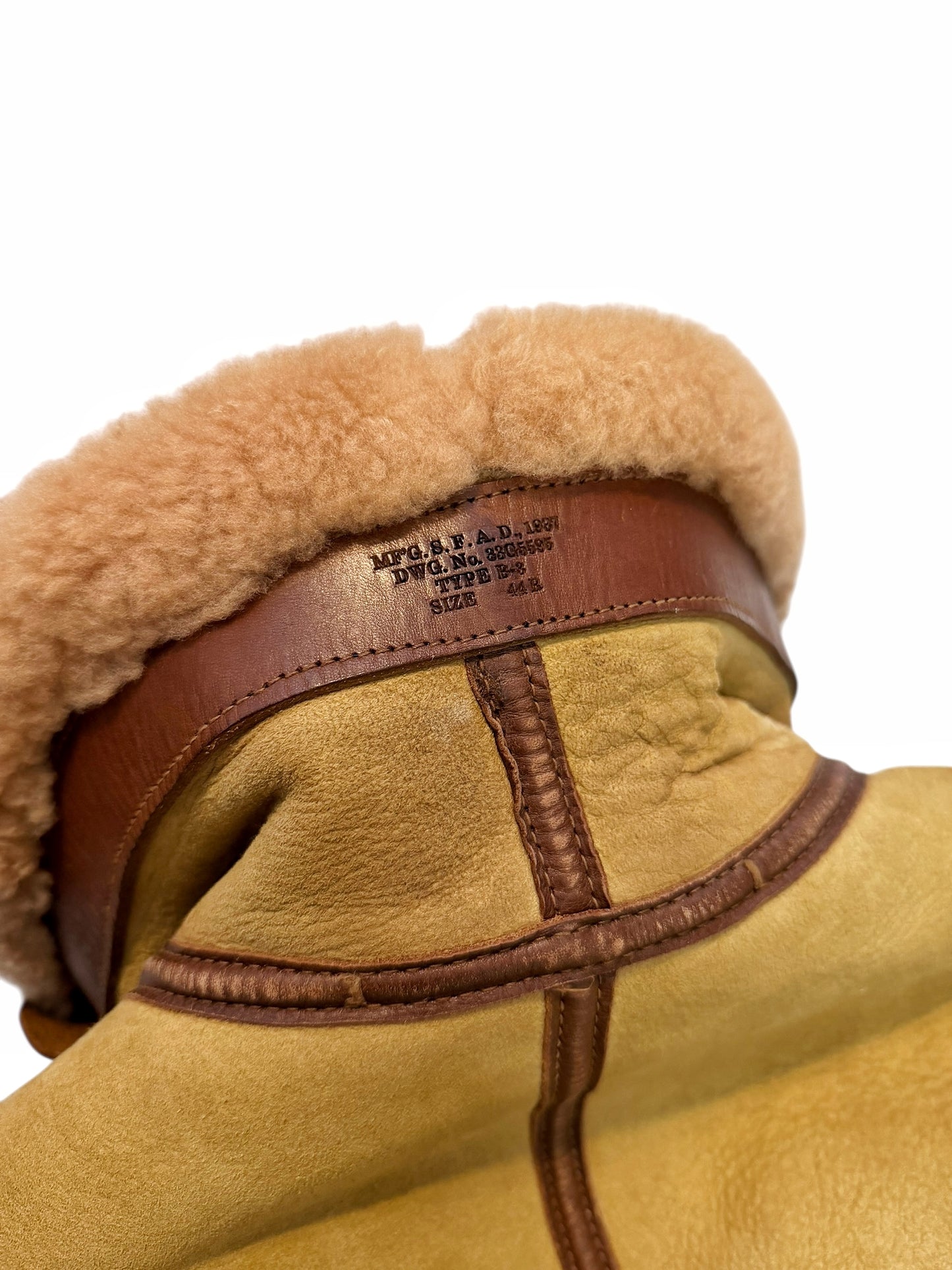 Reproduction WW2 B-3 Shearling Leather Jacket