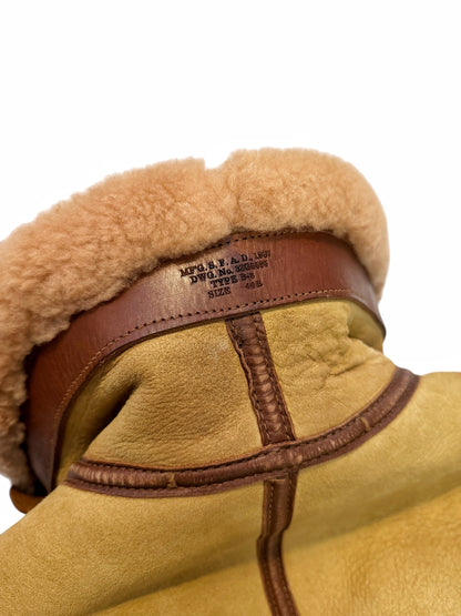 Reproduction WW2 B-3 Shearling Leather Jacket