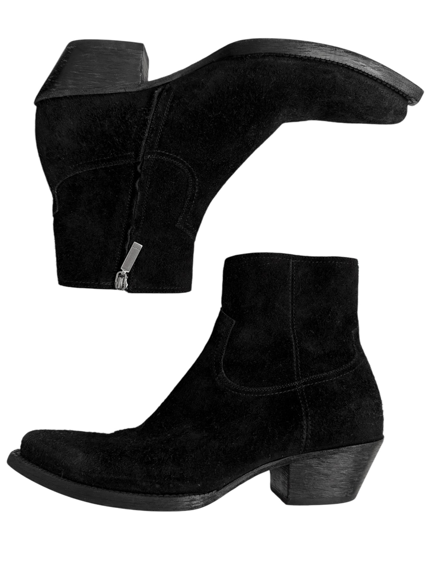 Lukas Western Suede Black Boot