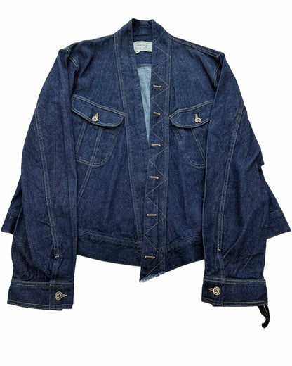 Washed Denim GL1 Kimono Trucker