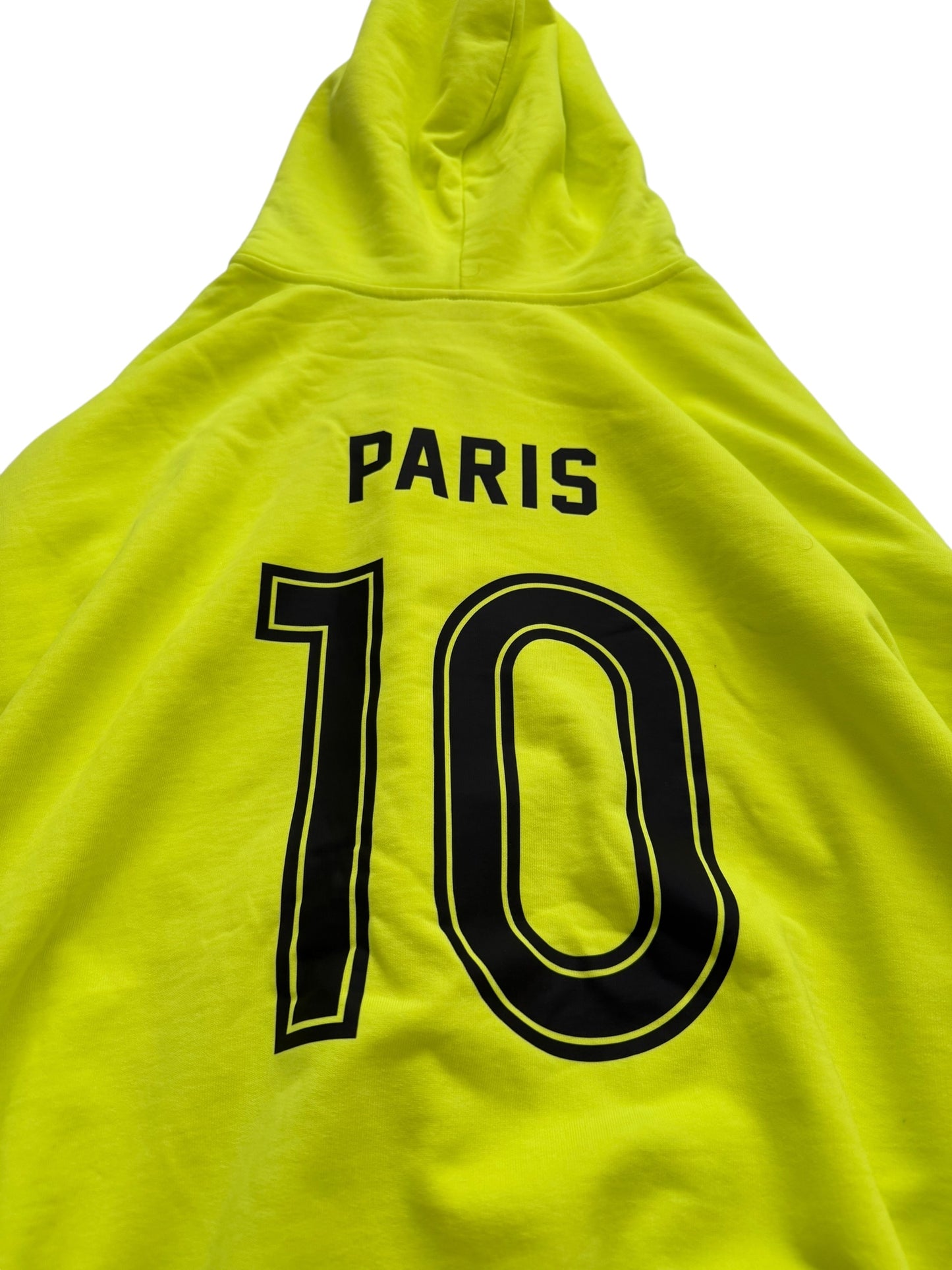 Neon Fluo Soccer Logo Zip Hoodie