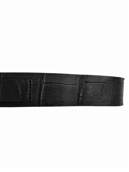 Decarnin Crocodile Leather Multibelt