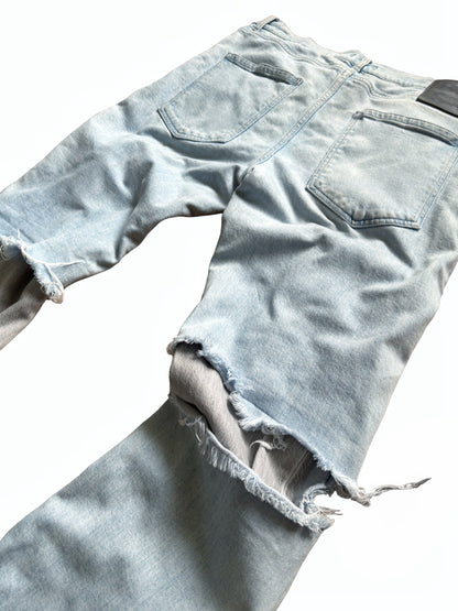 AW20/21 Double Destroyed Layer Distressed Denim