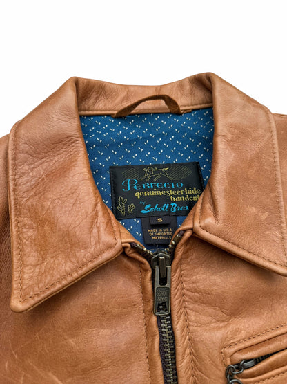 575 Steer Hide Zip Leather Jacket