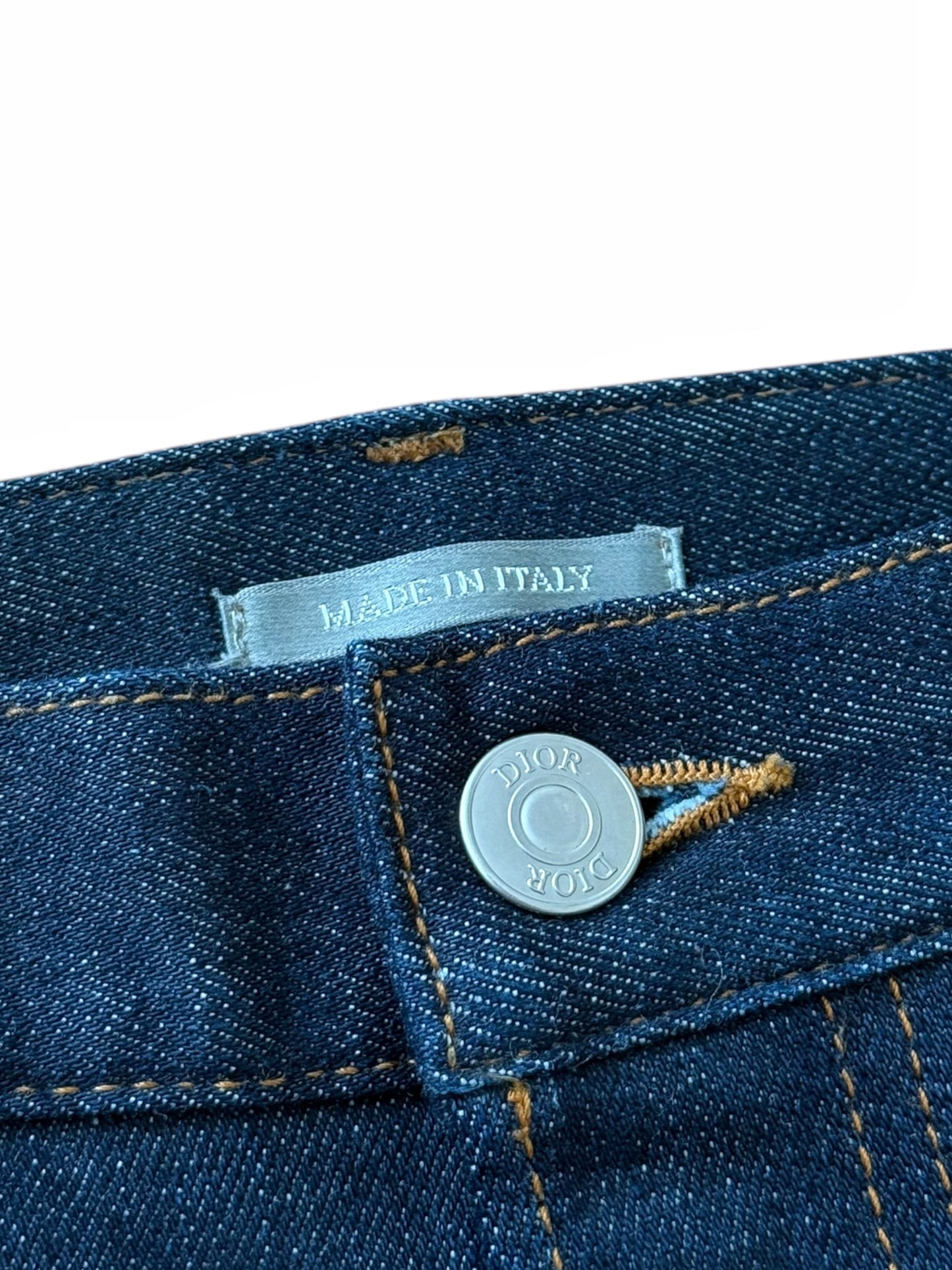 Trotter Monogram Cuff Denim