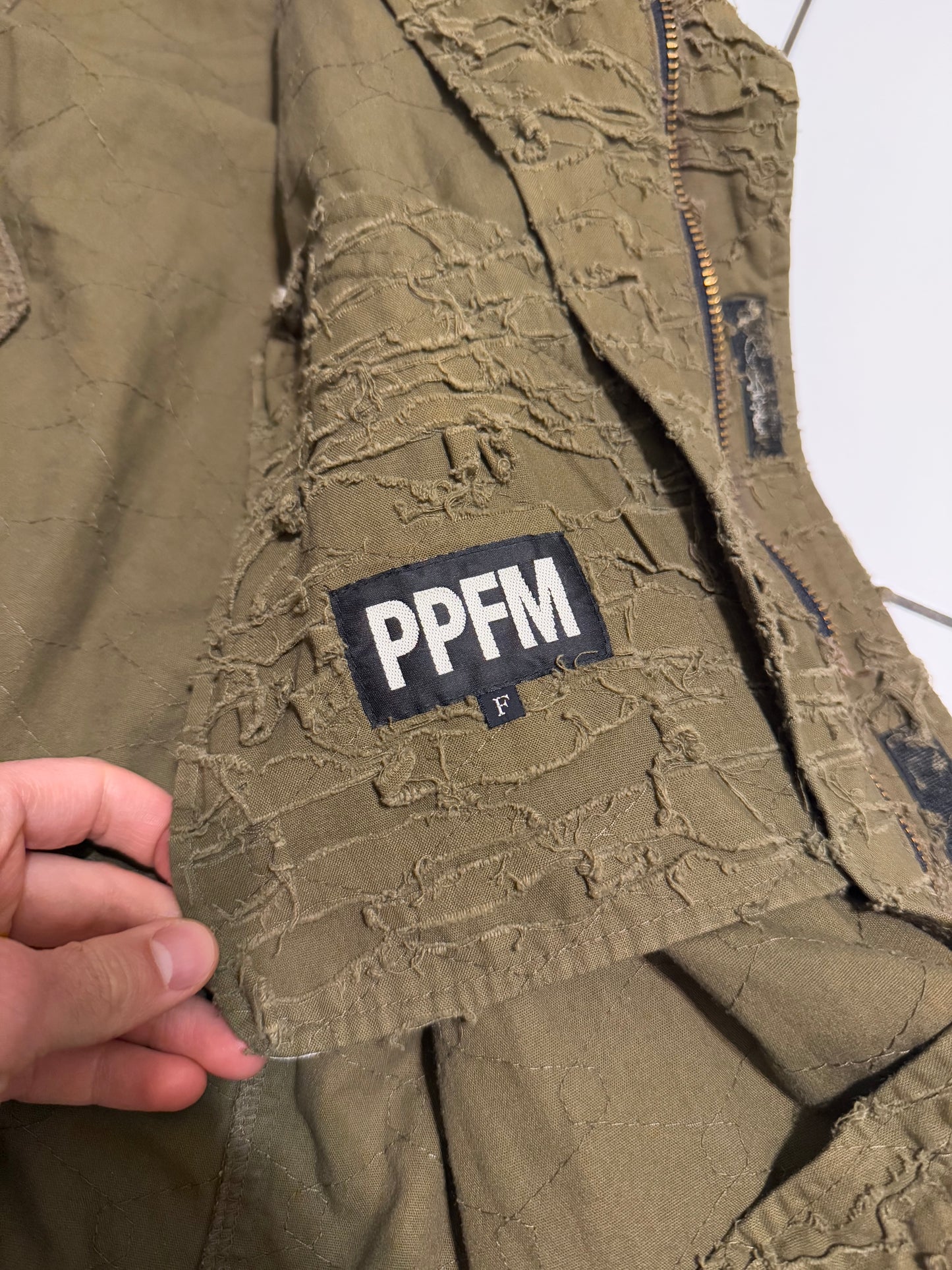 Scab Distressed Military Shacket