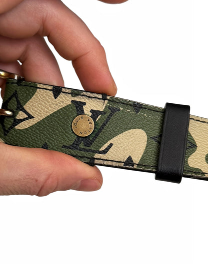 2007 Monogramouflage Monogram Camo Belt