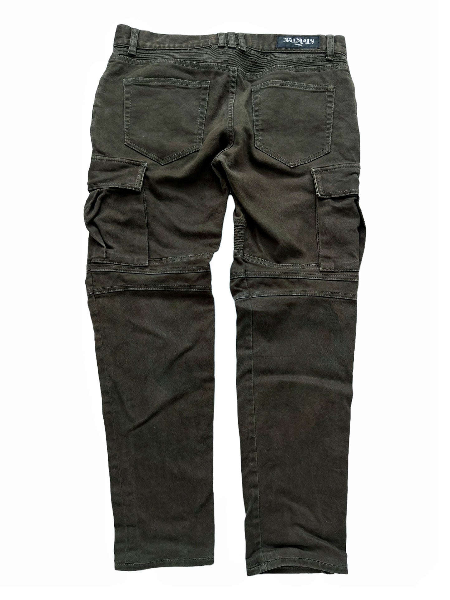 Decarnin Green Moto Biker Denim