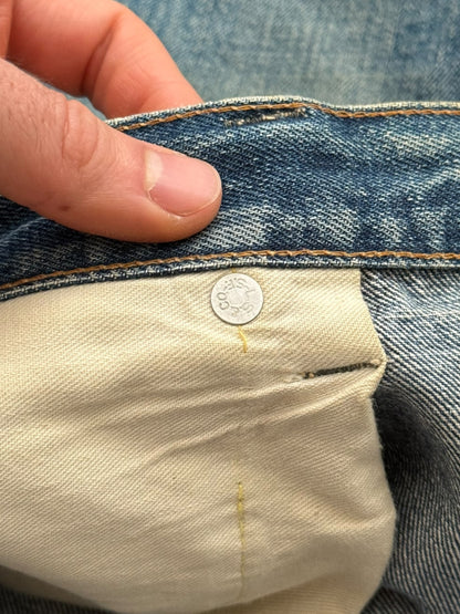 OG 1960’s Big E Selvedge Hidden Rivet 501 Denim