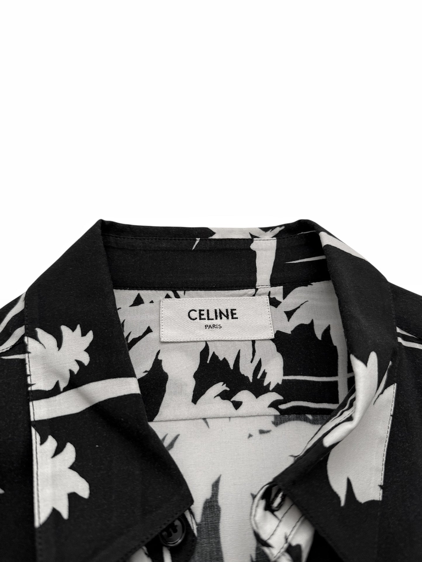 Viscose Palm Tree Long Sleeve Shirt