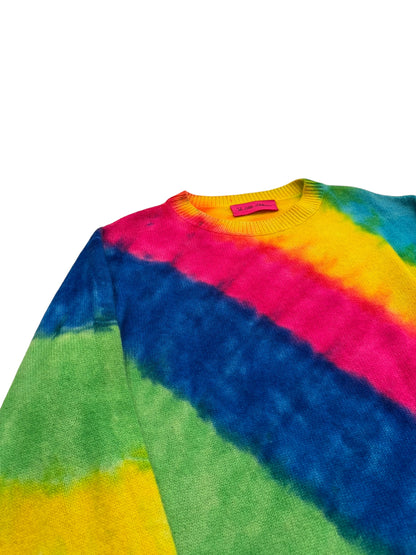 Cashmere Rainbow Tie-Dye Sweater