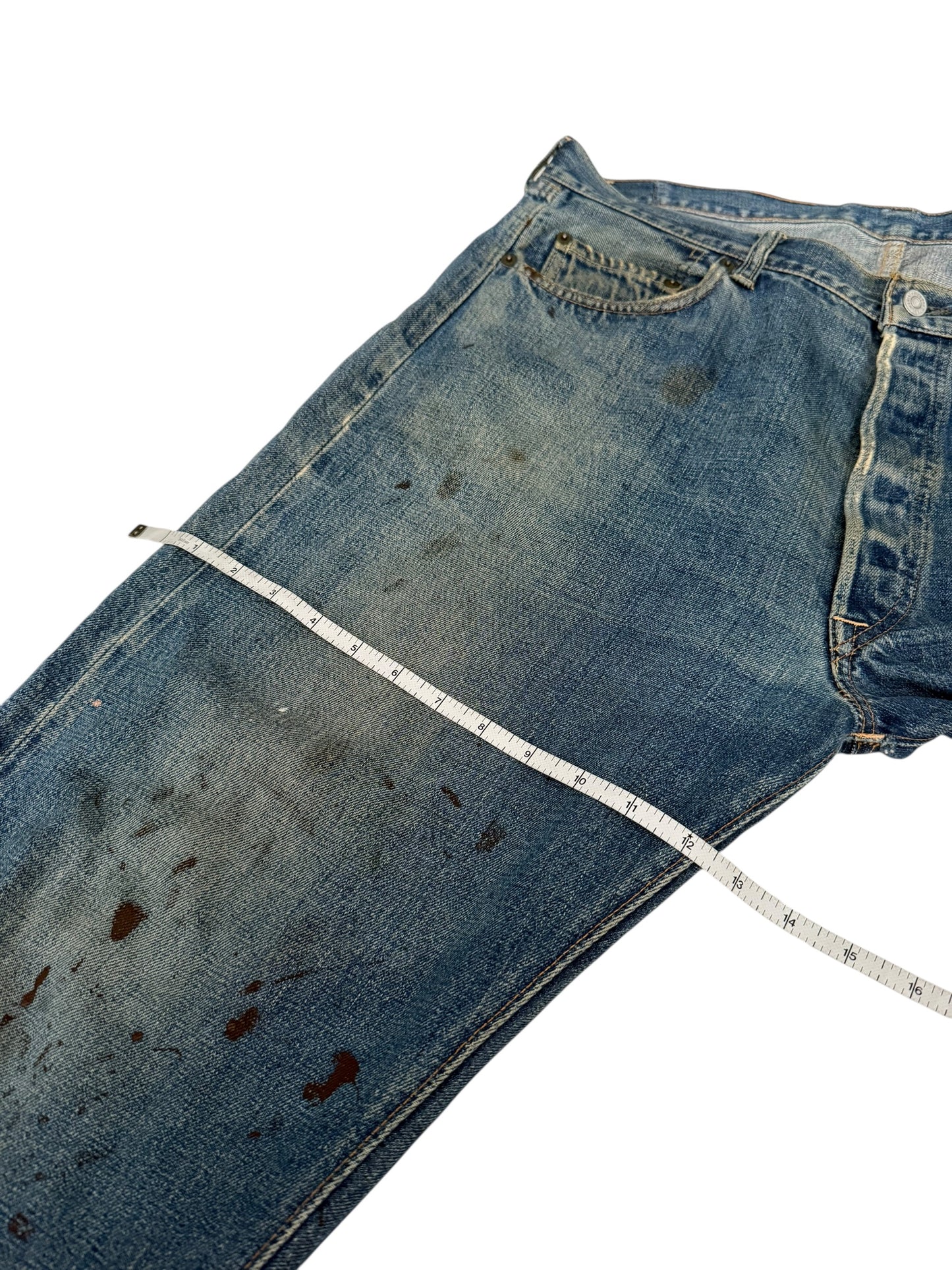 OG 1960’s Big E Selvedge Hidden Rivet 501 Denim