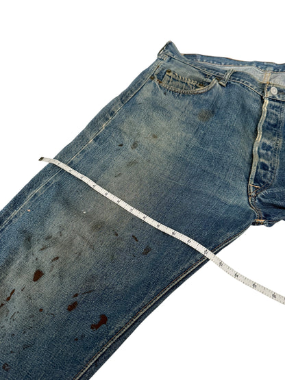 OG 1960’s Big E Selvedge Hidden Rivet 501 Denim