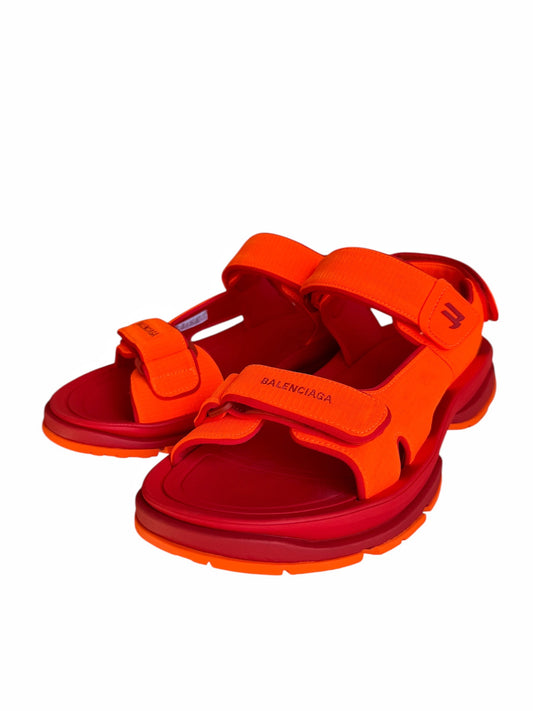 Tourist Strap Sandal Orange Red