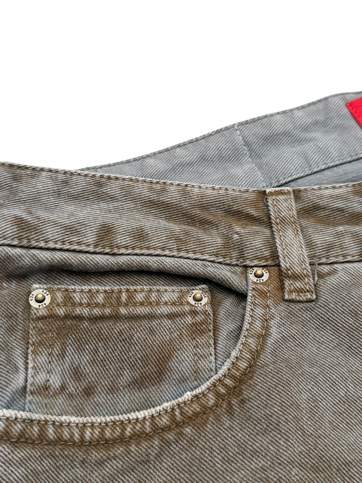 Mud Big Daddy Baggy Distressed Denim Jeans