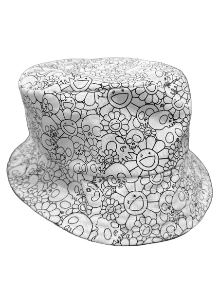 Flower Reversible Bucket Hat