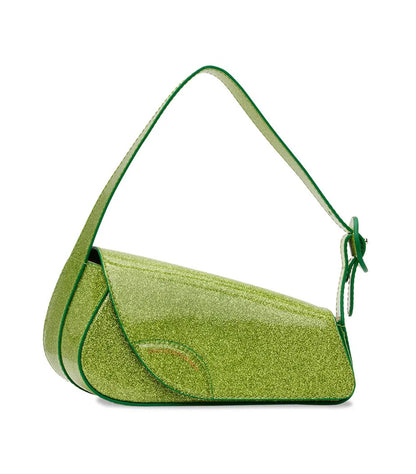 DSM Exclusive Green Glitter Trivia Bag