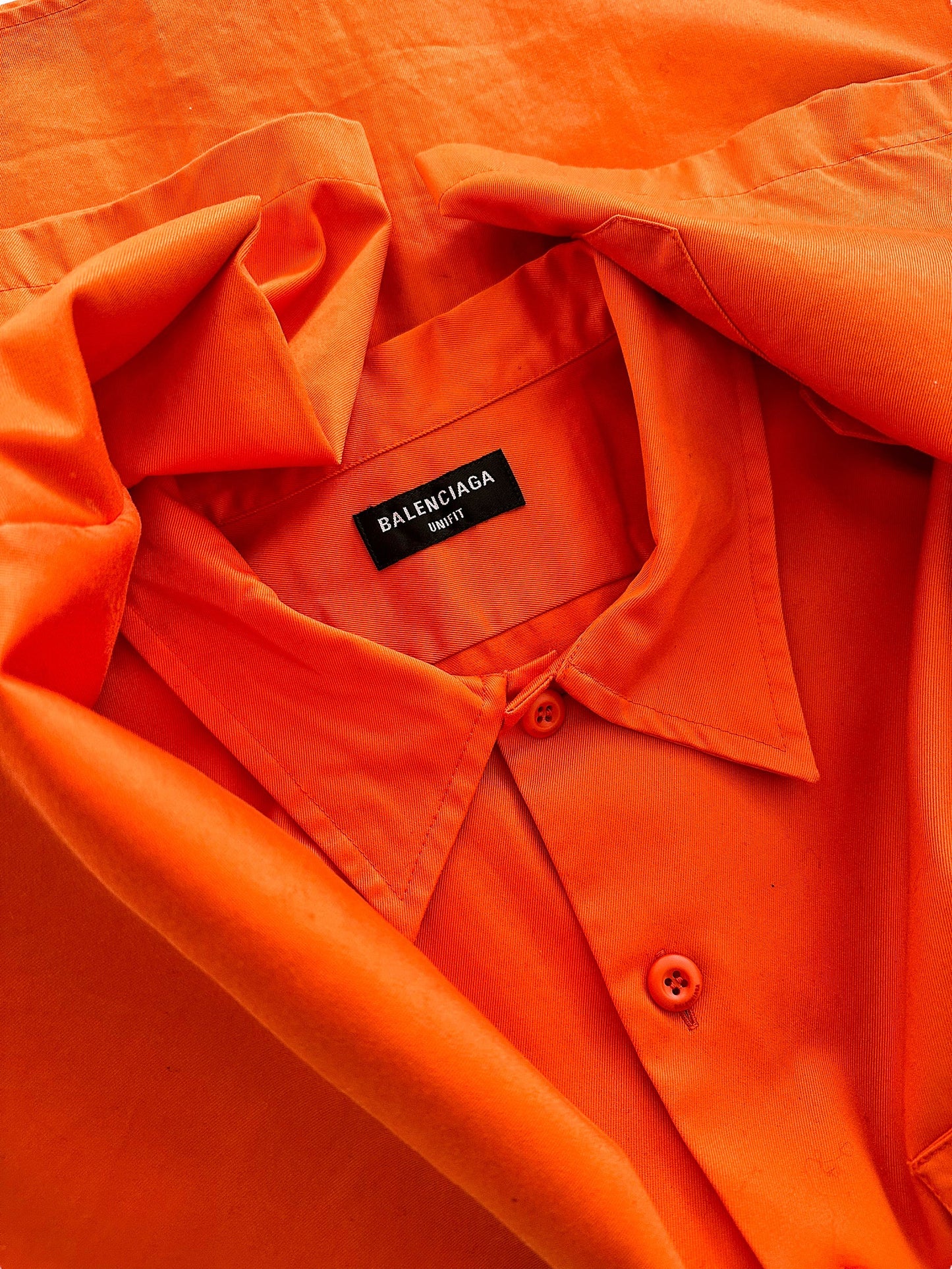 Oversized Heavy Orange Cargo Shirt