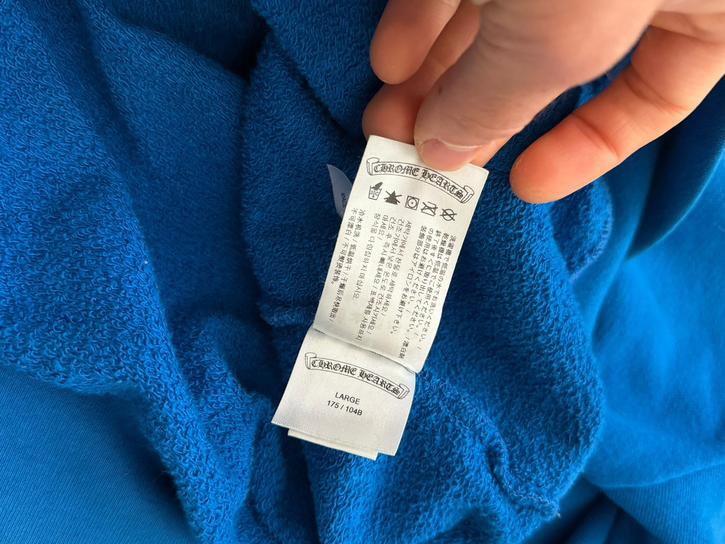 Matty Boy Space Flame Blue Hoodie