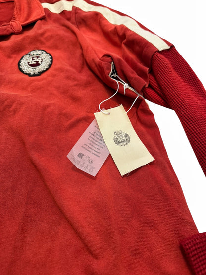 Overdyed Crest Rugby Longsleeve Thermal Shirt