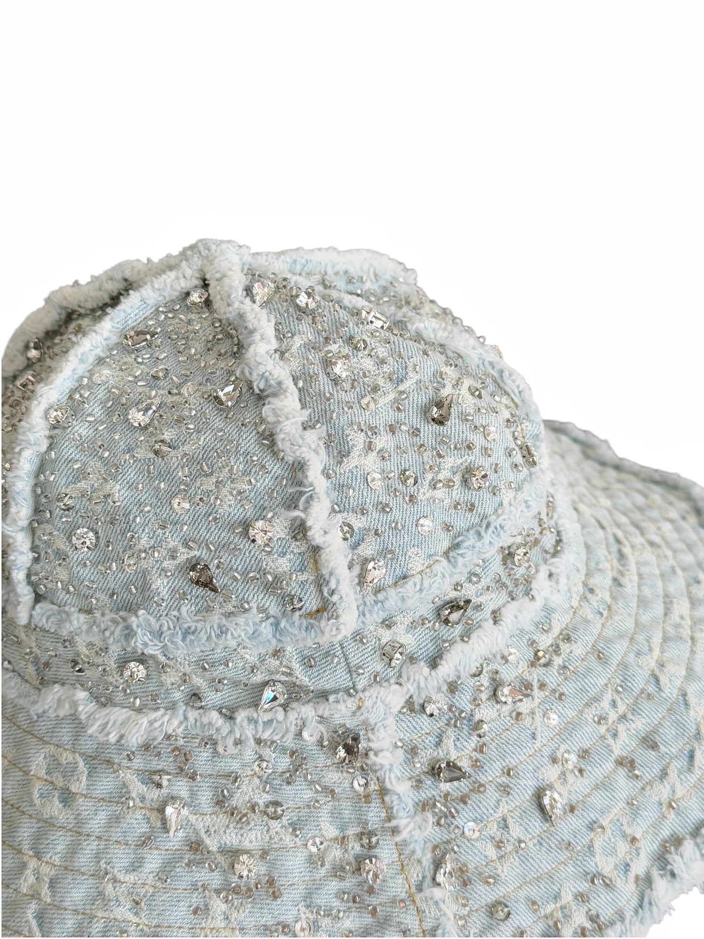 1/1 Crystal Rain Monogram Denim