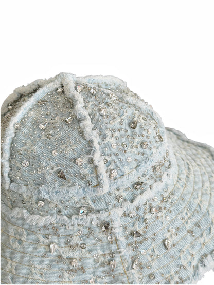 1/1 Crystal Rain Monogram Denim