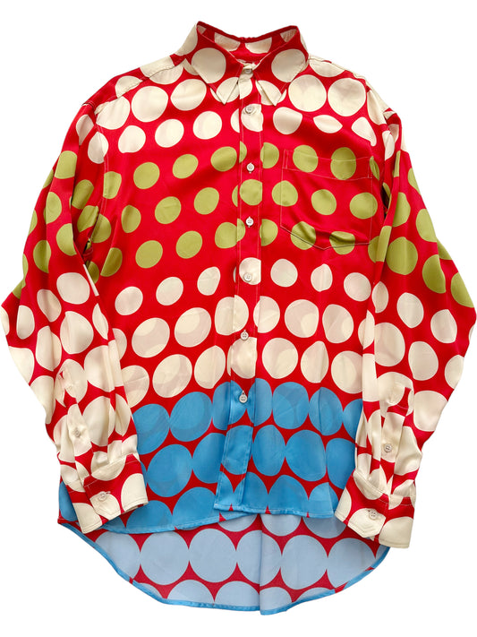 Viscose Polka Dot Shirt