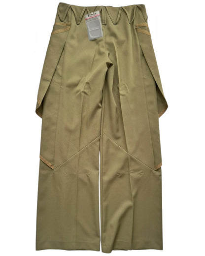 Green Waterfall Baggy Trouser