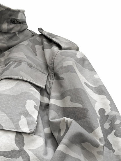 2024 Steroid Biker Camo Distressed Jacket