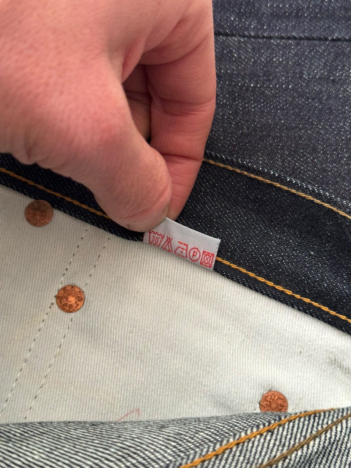 1997 Japanese LVC Remake Rigid Denim 201 Number 2 555 Valencia