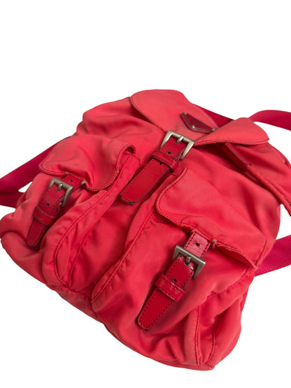 2000’s Red Nylon Rucksack Backpack
