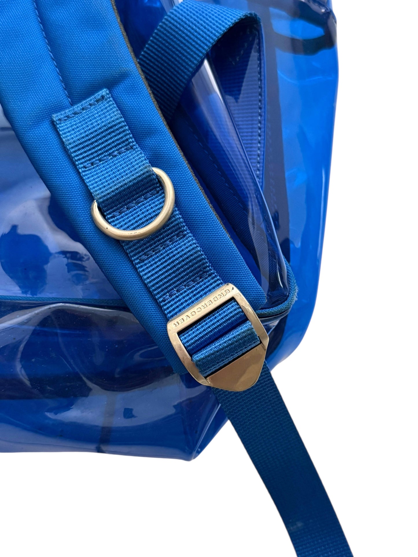 Blue PVC Backpack