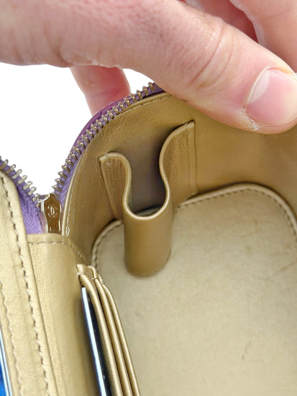 2022 Sheepskin Pink Pearl Chain Square Bag