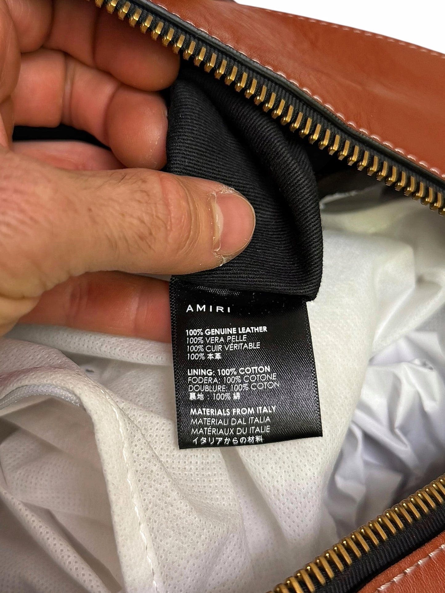 Veg Tanned Italian Leather Duffle Bag