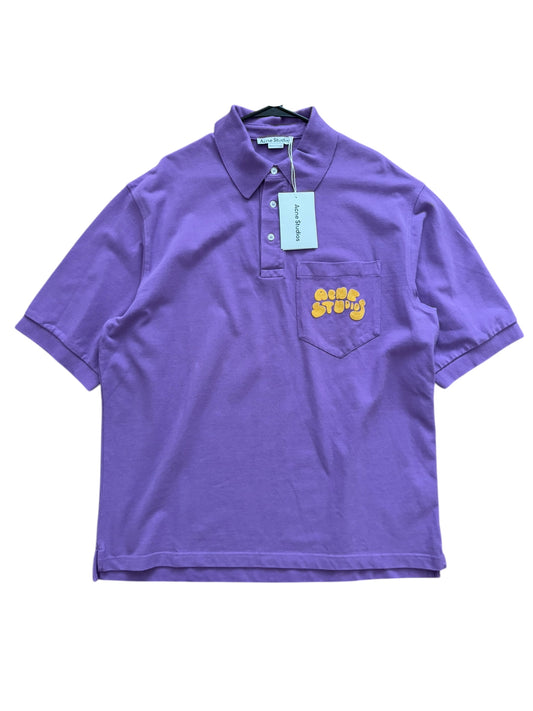 Groovy Oversized Purple Polo