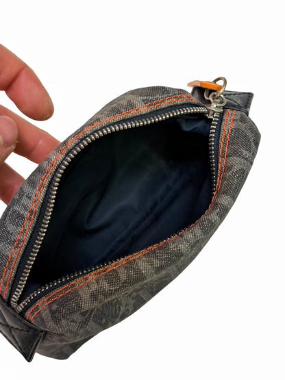 “Flight” Black Trotter Monogram Small Pouch